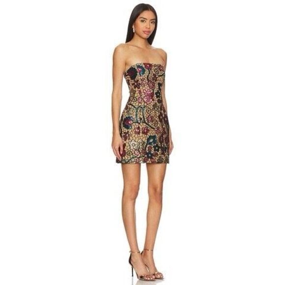 Elliatt Sweetness Dress in Strapless Sequin Minidress size S NWT$355 - Picture 2 of 8